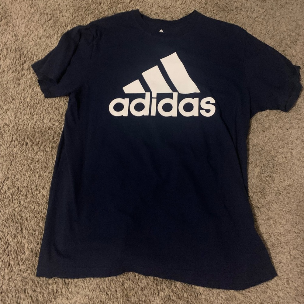 Navy L Adidas shirt
